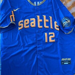 Josh Naylor Seattle Mariners city connect jersey size XXL